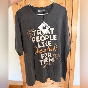 NWT Daydreamer LA Tee, Christian, OS